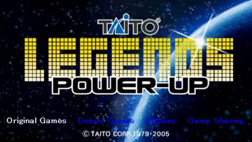 Taito Legends Power-Up (EU) screen shot title